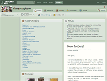 Tablet Screenshot of clamp-cosplay.deviantart.com