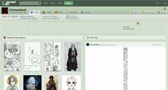 Desktop Screenshot of crimsonkanji.deviantart.com