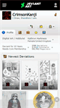 Mobile Screenshot of crimsonkanji.deviantart.com