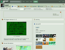 Tablet Screenshot of irule3.deviantart.com