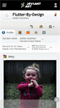 Mobile Screenshot of flutter-by-design.deviantart.com