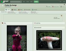Tablet Screenshot of flutter-by-design.deviantart.com