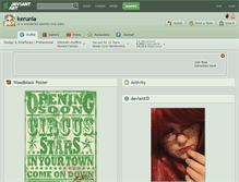 Tablet Screenshot of kerunia.deviantart.com