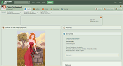 Desktop Screenshot of club-enchanted.deviantart.com