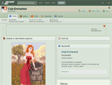 Tablet Screenshot of club-enchanted.deviantart.com