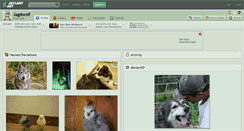 Desktop Screenshot of jagdwolf.deviantart.com