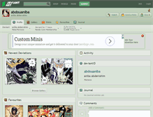 Tablet Screenshot of abdouaniba.deviantart.com