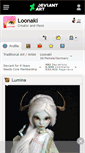 Mobile Screenshot of loonaki.deviantart.com