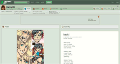 Desktop Screenshot of carromic.deviantart.com