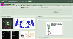 Desktop Screenshot of invadersony12345.deviantart.com