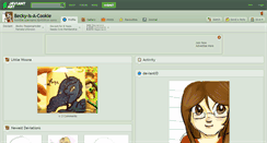 Desktop Screenshot of becky-is-a-cookie.deviantart.com