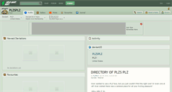 Desktop Screenshot of plzsplz.deviantart.com