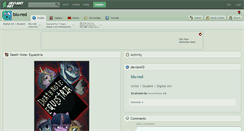 Desktop Screenshot of blu-red.deviantart.com