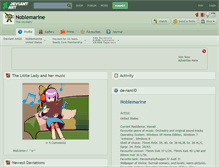 Tablet Screenshot of noblemarine.deviantart.com