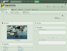 Tablet Screenshot of enigmaticentity.deviantart.com