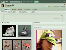 Tablet Screenshot of livingangel84.deviantart.com