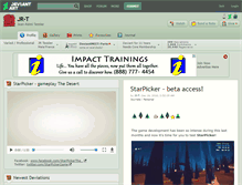 Tablet Screenshot of jr-t.deviantart.com