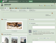 Tablet Screenshot of cypherxaint.deviantart.com
