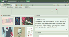 Desktop Screenshot of johnrauch.deviantart.com