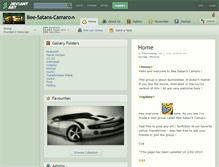 Tablet Screenshot of bee-satans-camaro.deviantart.com