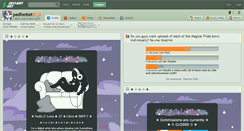 Desktop Screenshot of padfootlet.deviantart.com