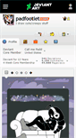 Mobile Screenshot of padfootlet.deviantart.com