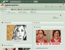 Tablet Screenshot of eradicate-aphorisms.deviantart.com