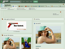 Tablet Screenshot of opaleyes.deviantart.com