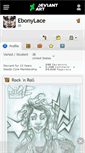 Mobile Screenshot of ebonylace.deviantart.com