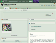 Tablet Screenshot of miraculouslygamzee.deviantart.com