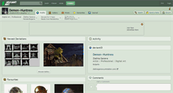 Desktop Screenshot of demon--huntress.deviantart.com