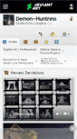Mobile Screenshot of demon--huntress.deviantart.com