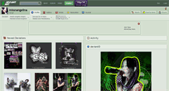 Desktop Screenshot of missnangelina.deviantart.com
