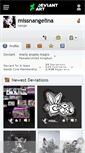 Mobile Screenshot of missnangelina.deviantart.com