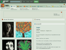 Tablet Screenshot of juggsy.deviantart.com