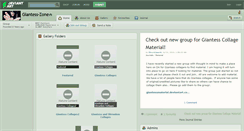 Desktop Screenshot of giantess-zone.deviantart.com