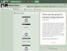 Tablet Screenshot of giantess-zone.deviantart.com