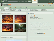 Tablet Screenshot of castock.deviantart.com