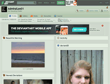 Tablet Screenshot of admirallee01.deviantart.com