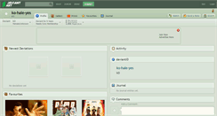 Desktop Screenshot of ko-hale-yes.deviantart.com
