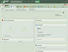 Tablet Screenshot of jjana.deviantart.com