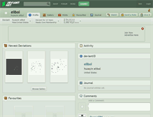 Tablet Screenshot of elibol.deviantart.com