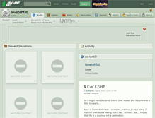 Tablet Screenshot of lovetehfat.deviantart.com