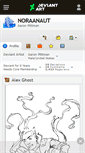 Mobile Screenshot of noraanaut.deviantart.com