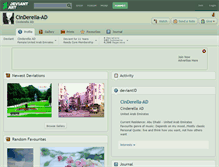 Tablet Screenshot of cinderella-ad.deviantart.com