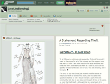 Tablet Screenshot of loveliesbleeding2.deviantart.com