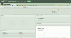 Desktop Screenshot of goodjobsign.deviantart.com