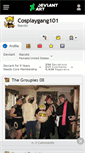 Mobile Screenshot of cosplaygang101.deviantart.com