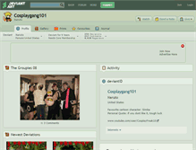 Tablet Screenshot of cosplaygang101.deviantart.com