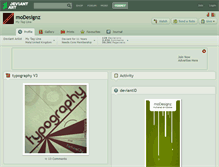 Tablet Screenshot of modesignz.deviantart.com